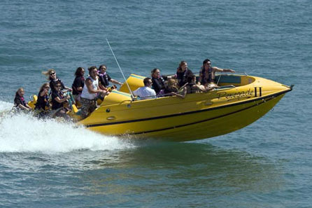 Powerboat in Dorset